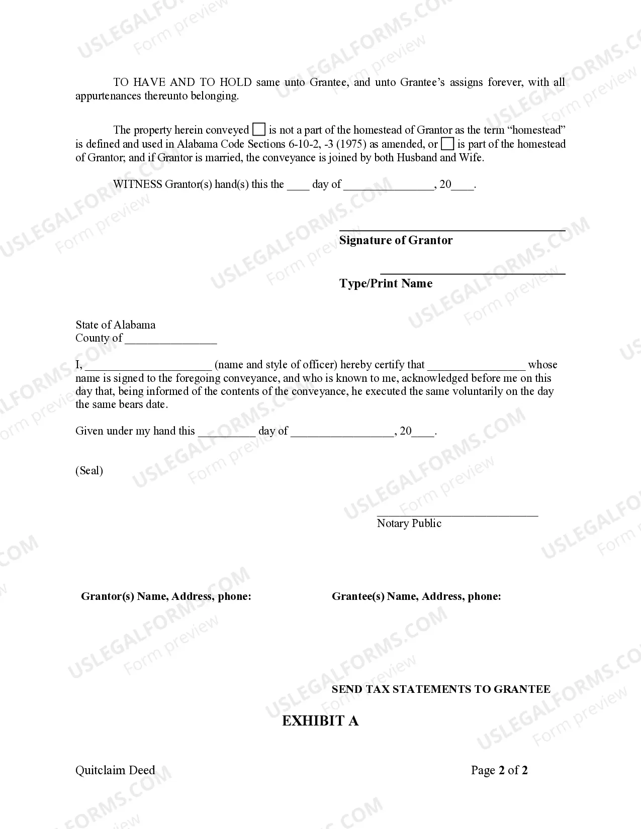 Preview Quitclaim Deed from Individual to Corporation