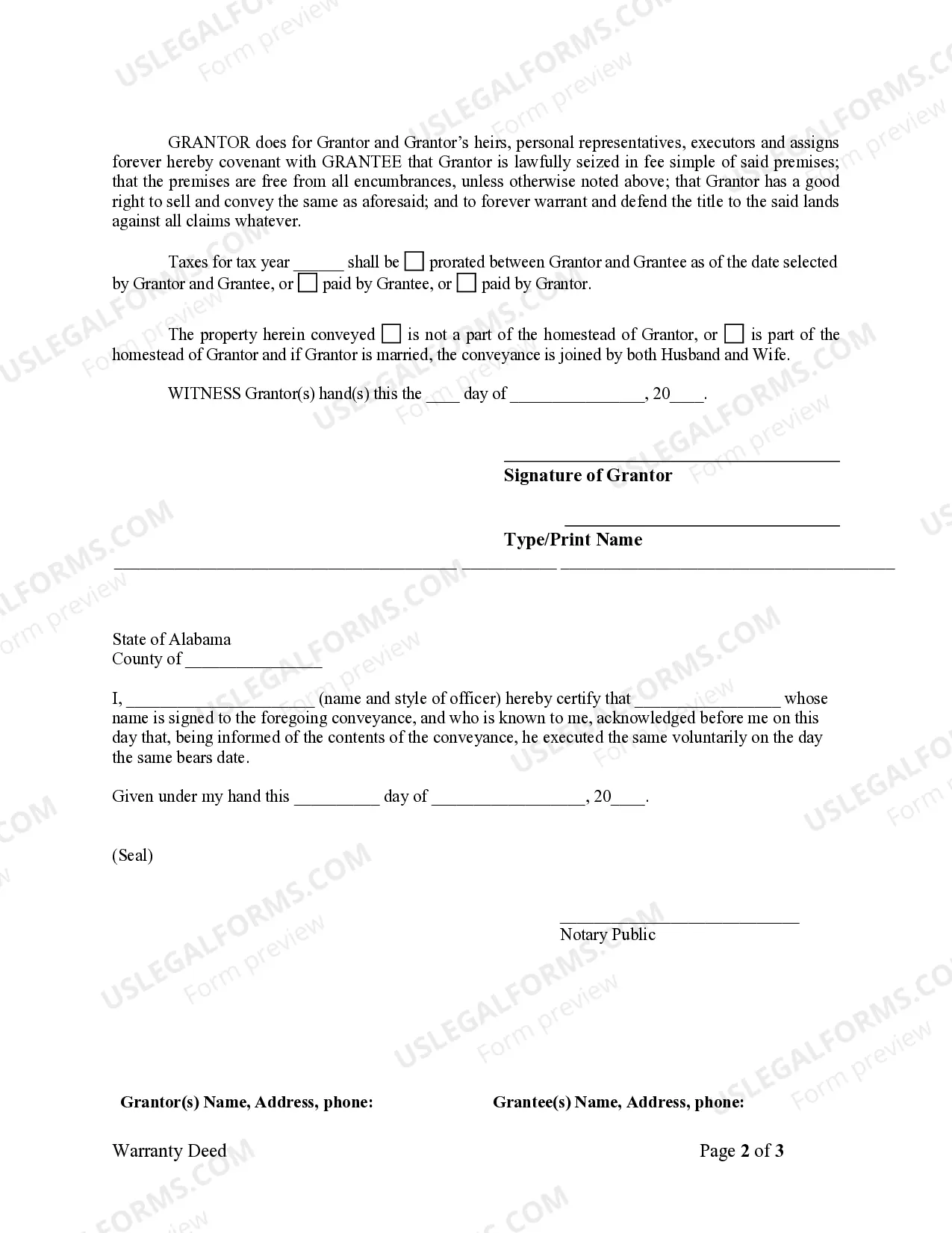 Preview Warranty Deed from Individual to Corporation