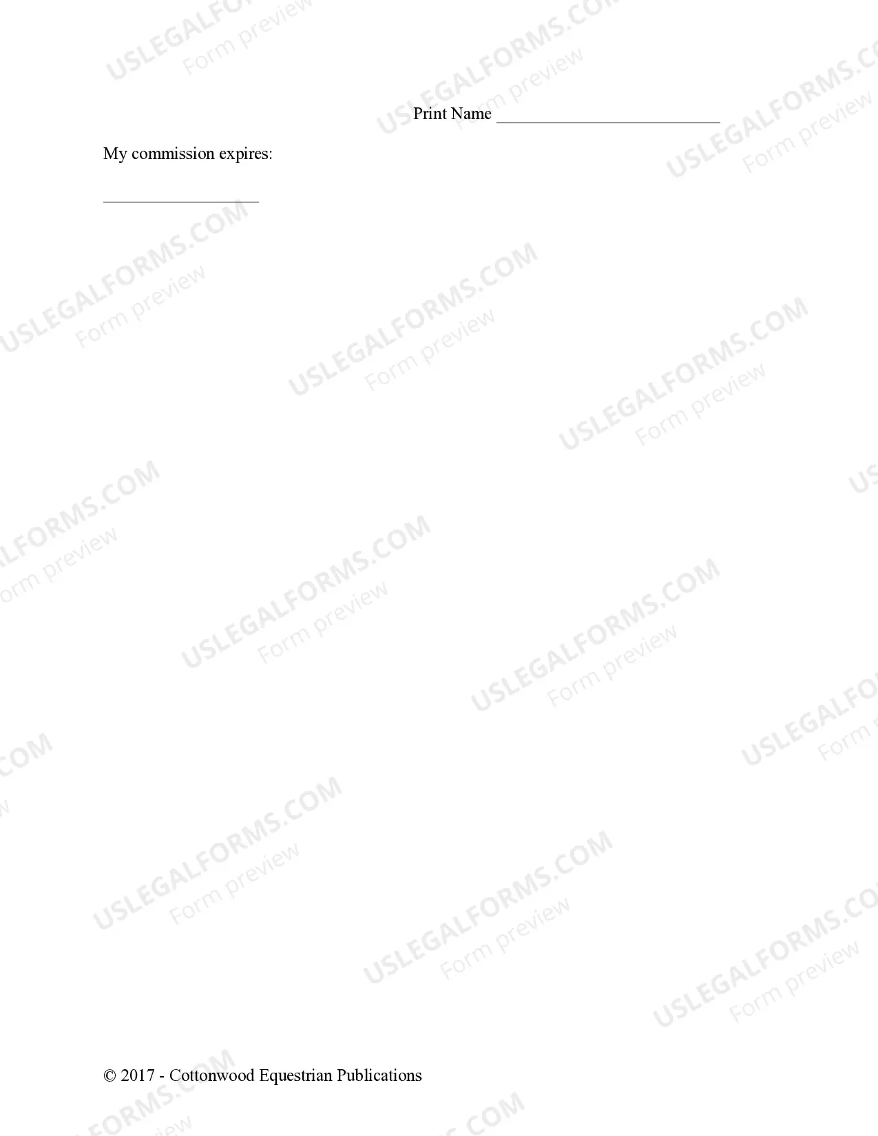 Preview Authorization To Obtain Medical Treatment For Minor Child - Horse Equine Forms