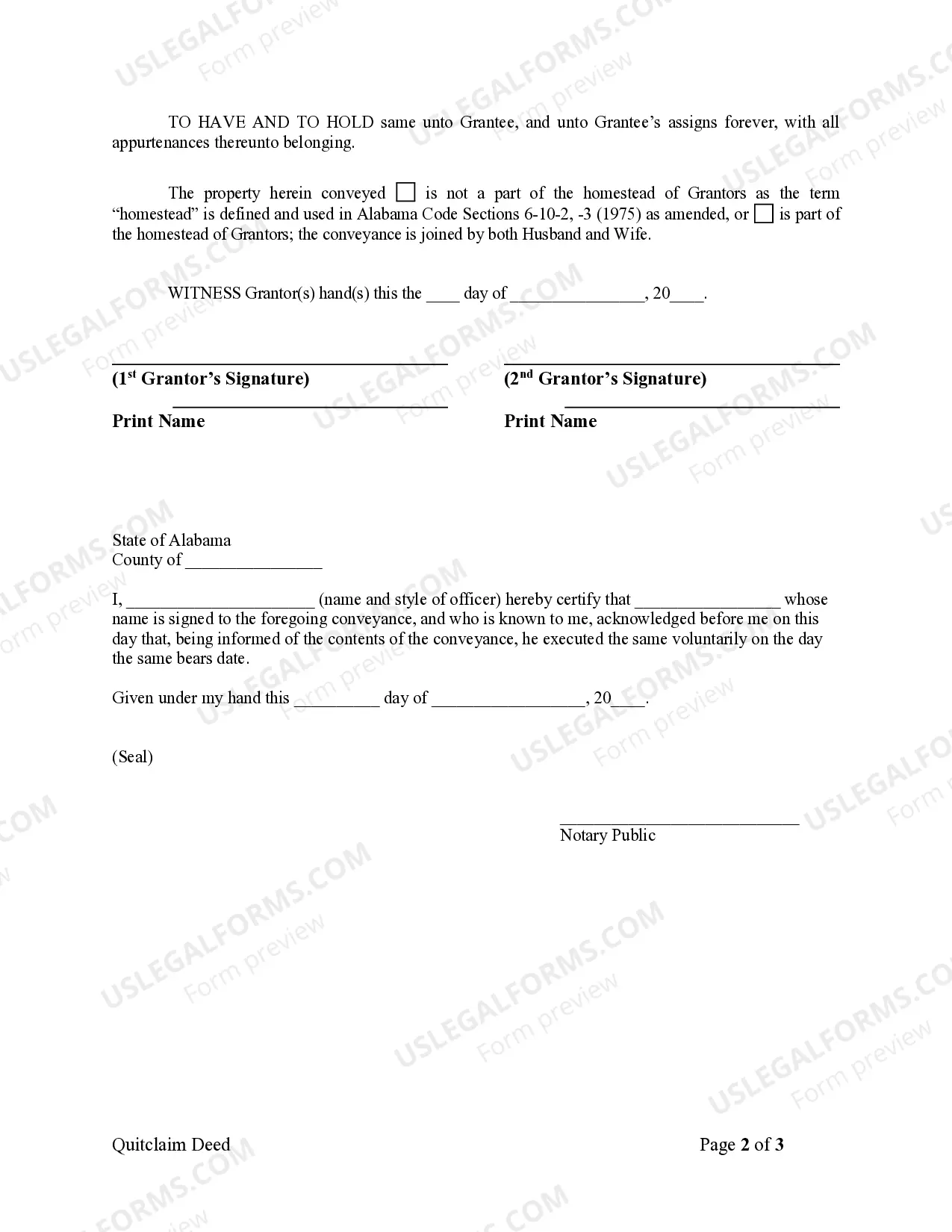 Preview Quitclaim Deed from Husband and Wife to Corporation