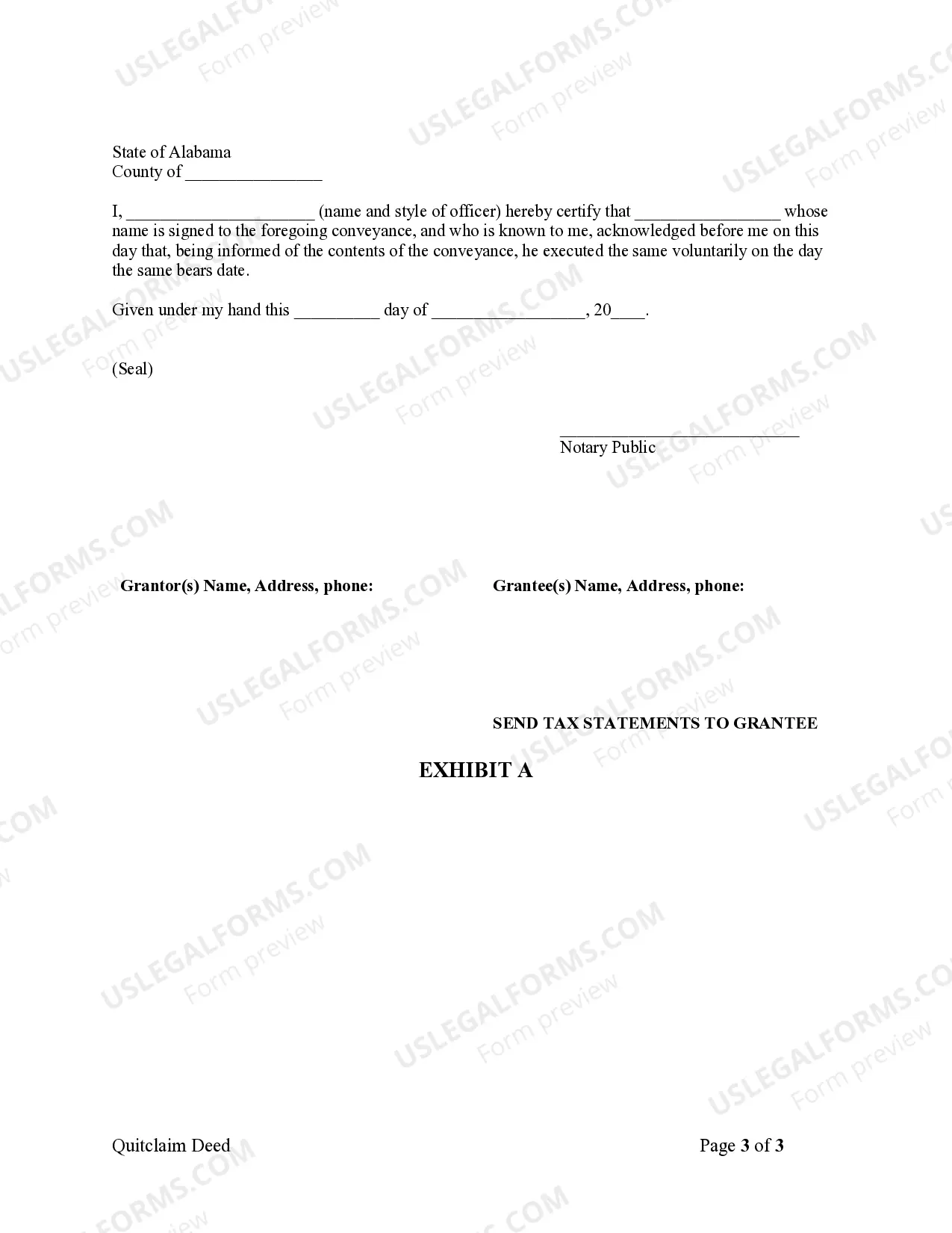 Preview Quitclaim Deed from Husband and Wife to Corporation