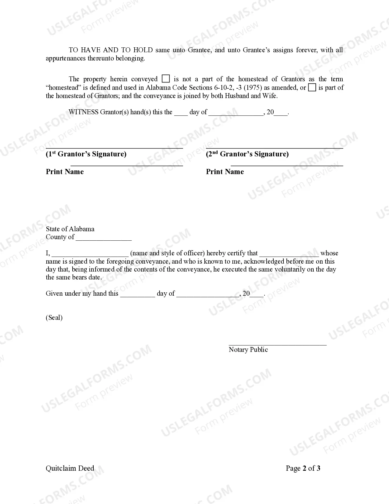 Preview Quitclaim Deed from Husband and Wife to LLC