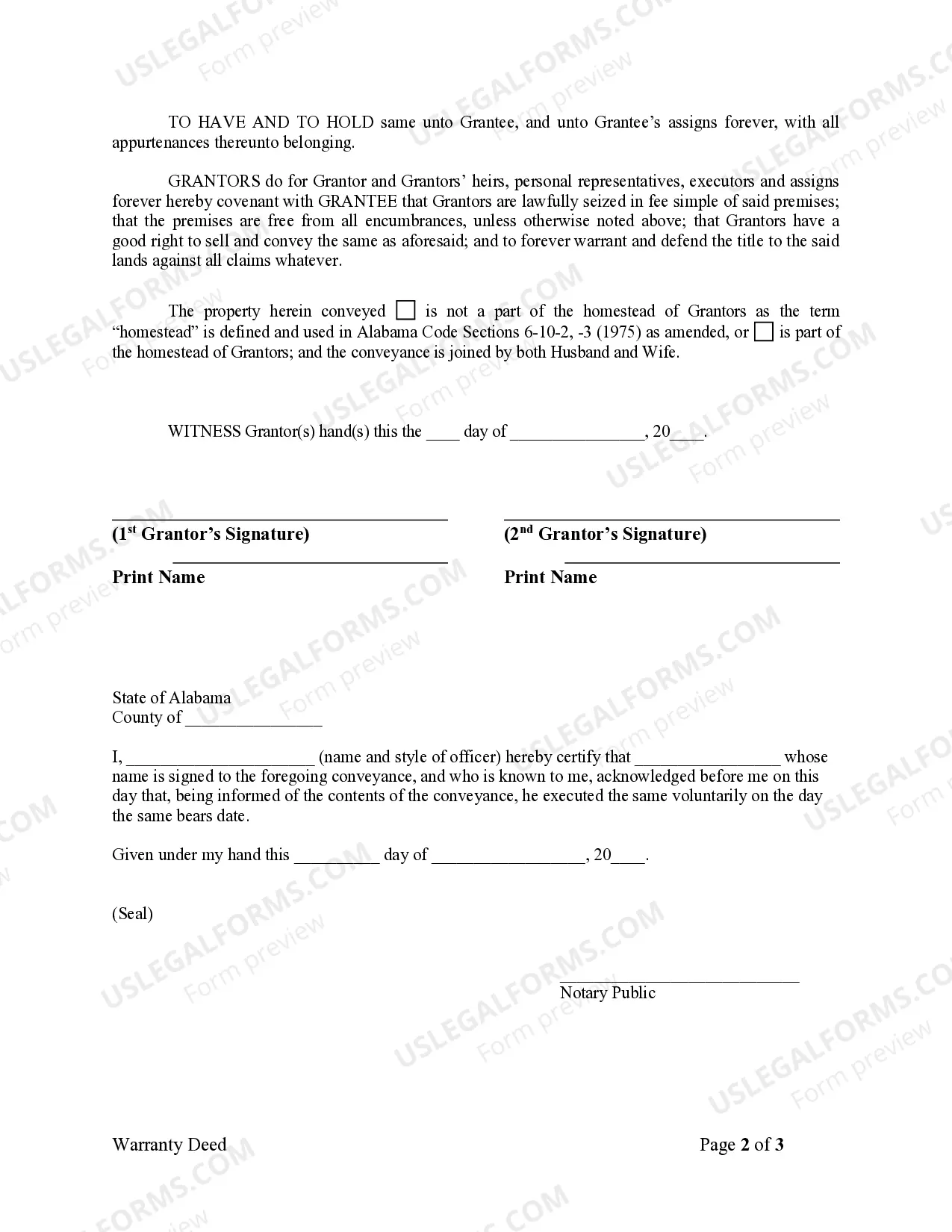 Preview Warranty Deed from Husband and Wife to LLC
