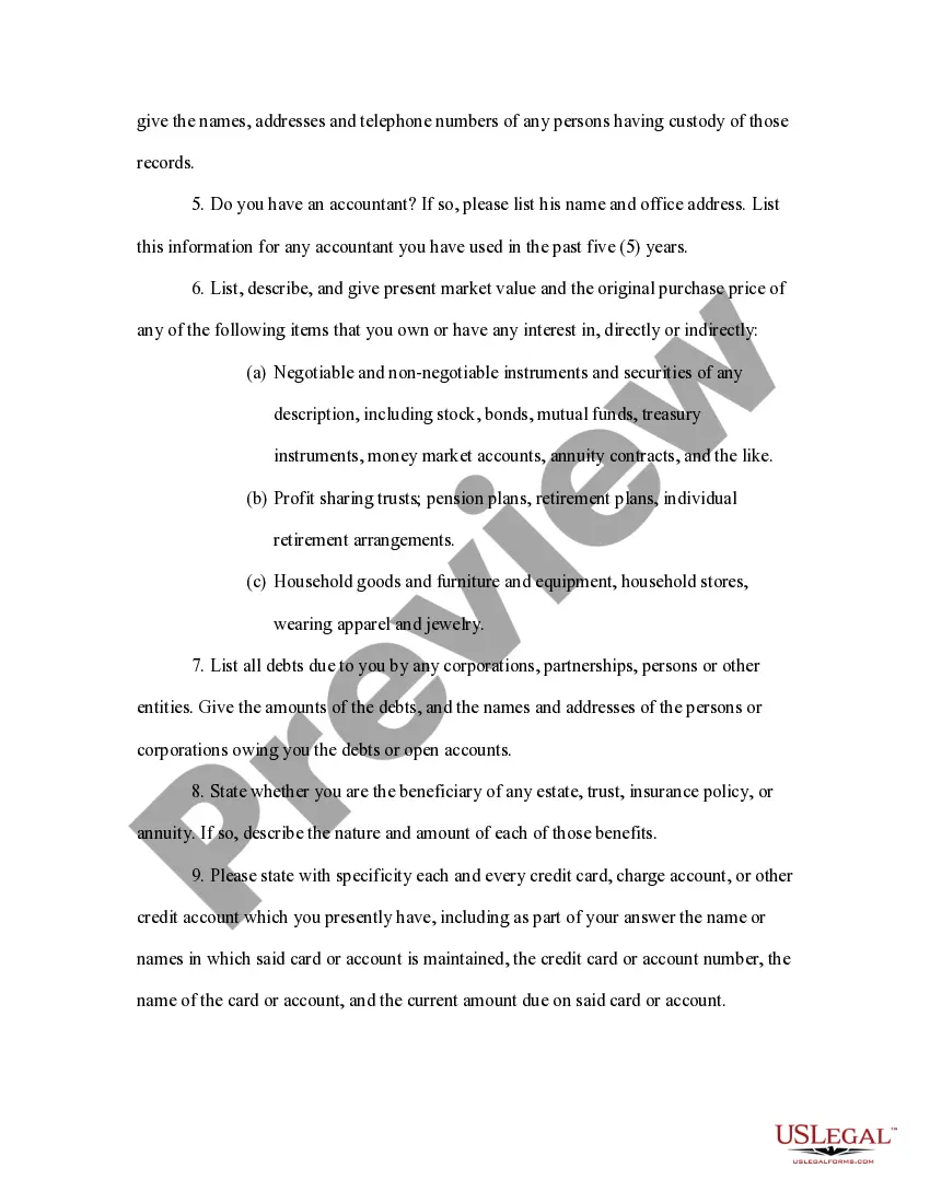 Preview Interrogatories