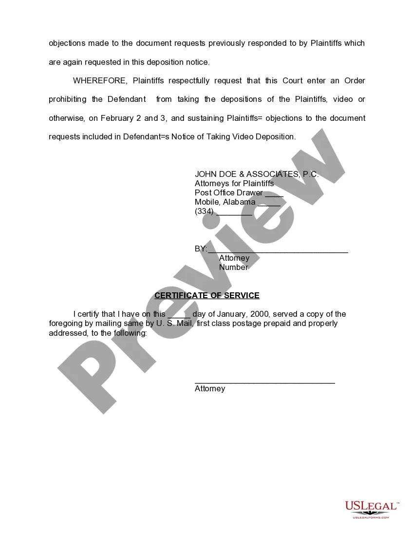 Preview Motion to Quash Video