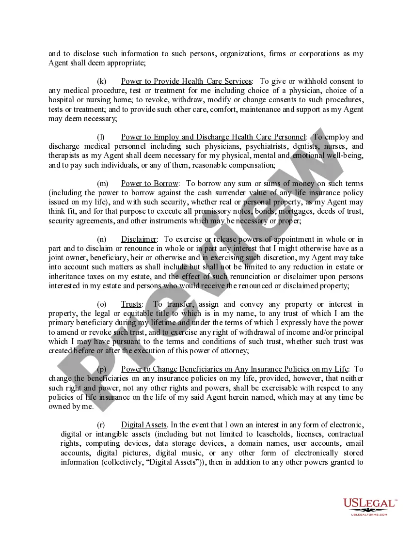 Get Power of Attorney Effective upon Disability Preview Power of Attorney Effective upon Disability