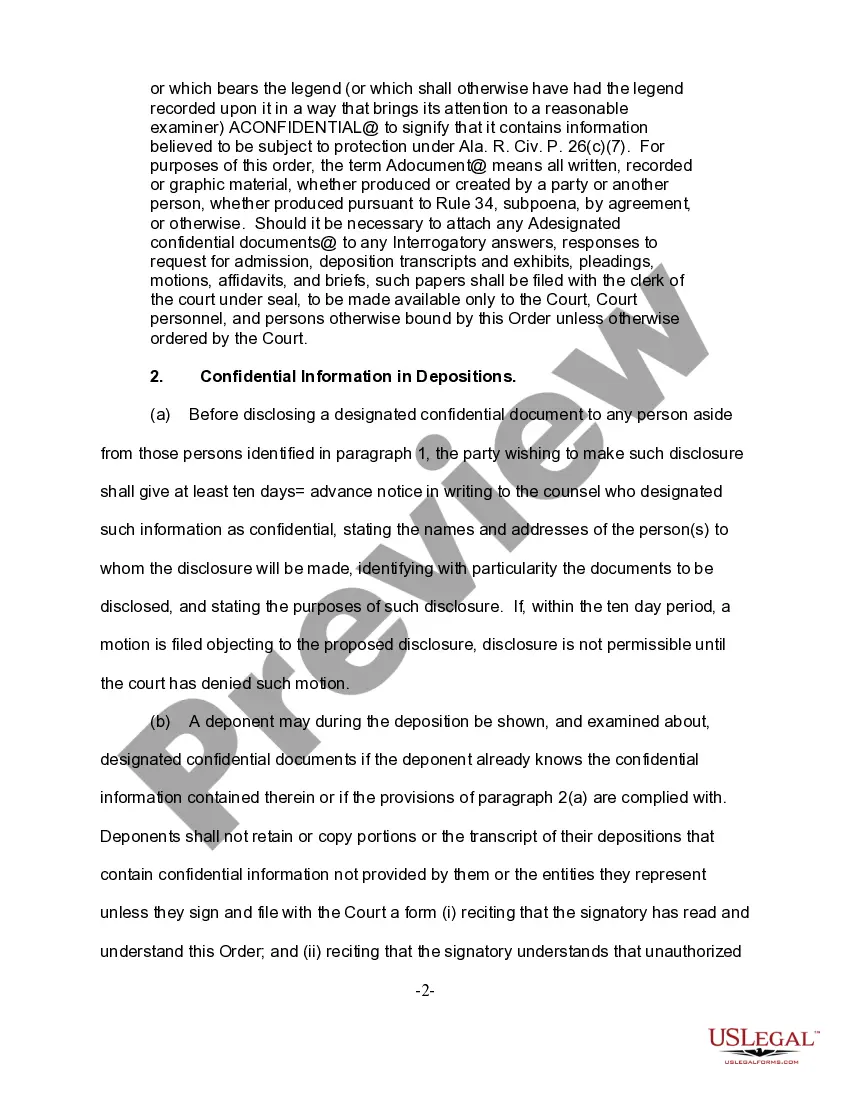 Preview Sample Protective Order