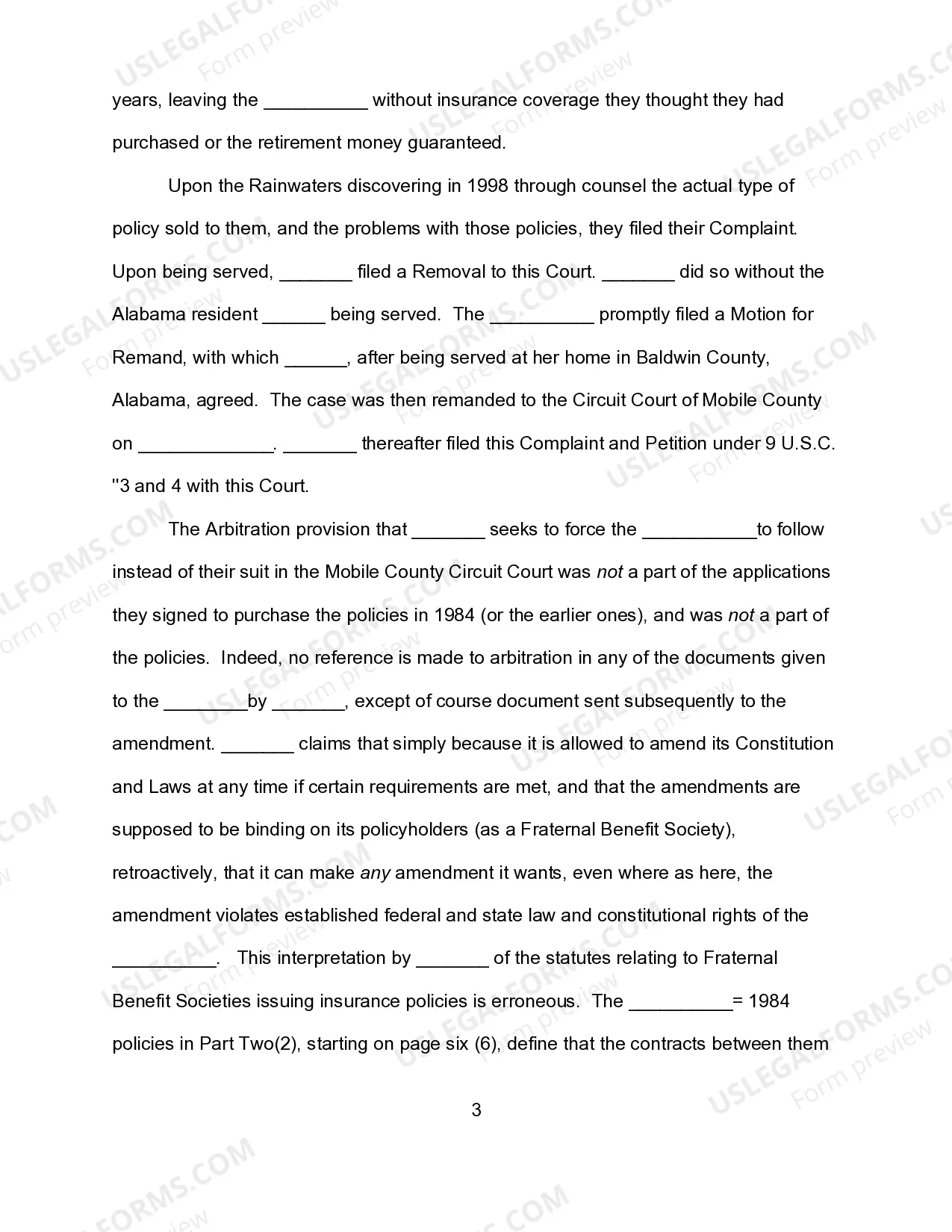 Preview Federal Court Brief