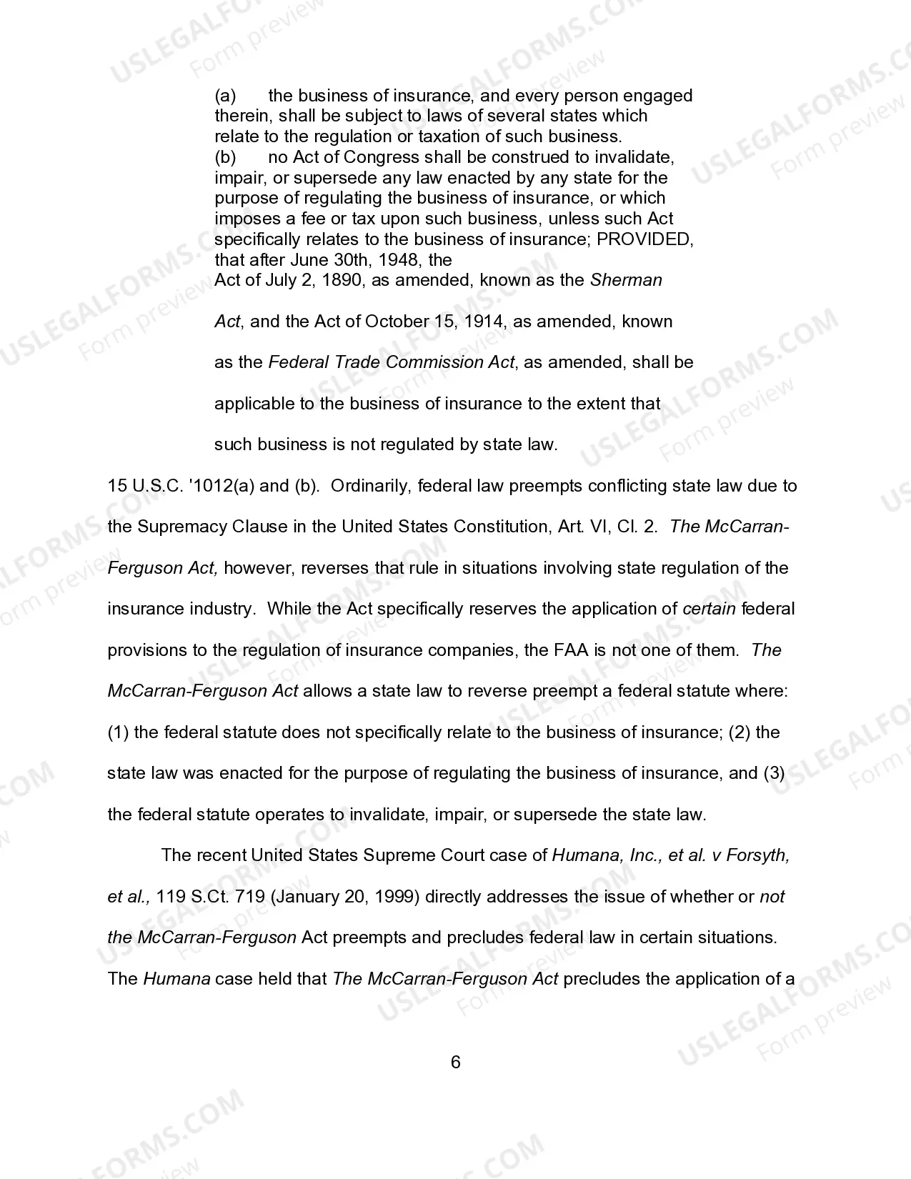 Preview Federal Court Brief