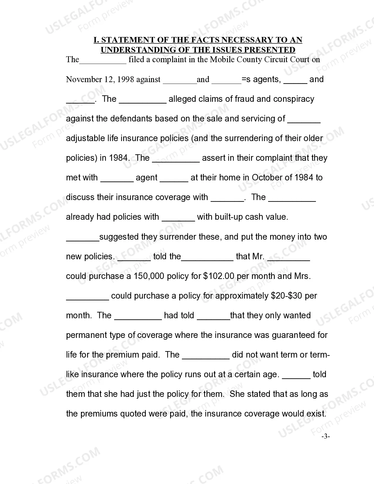 Preview Federal Petition of Writ