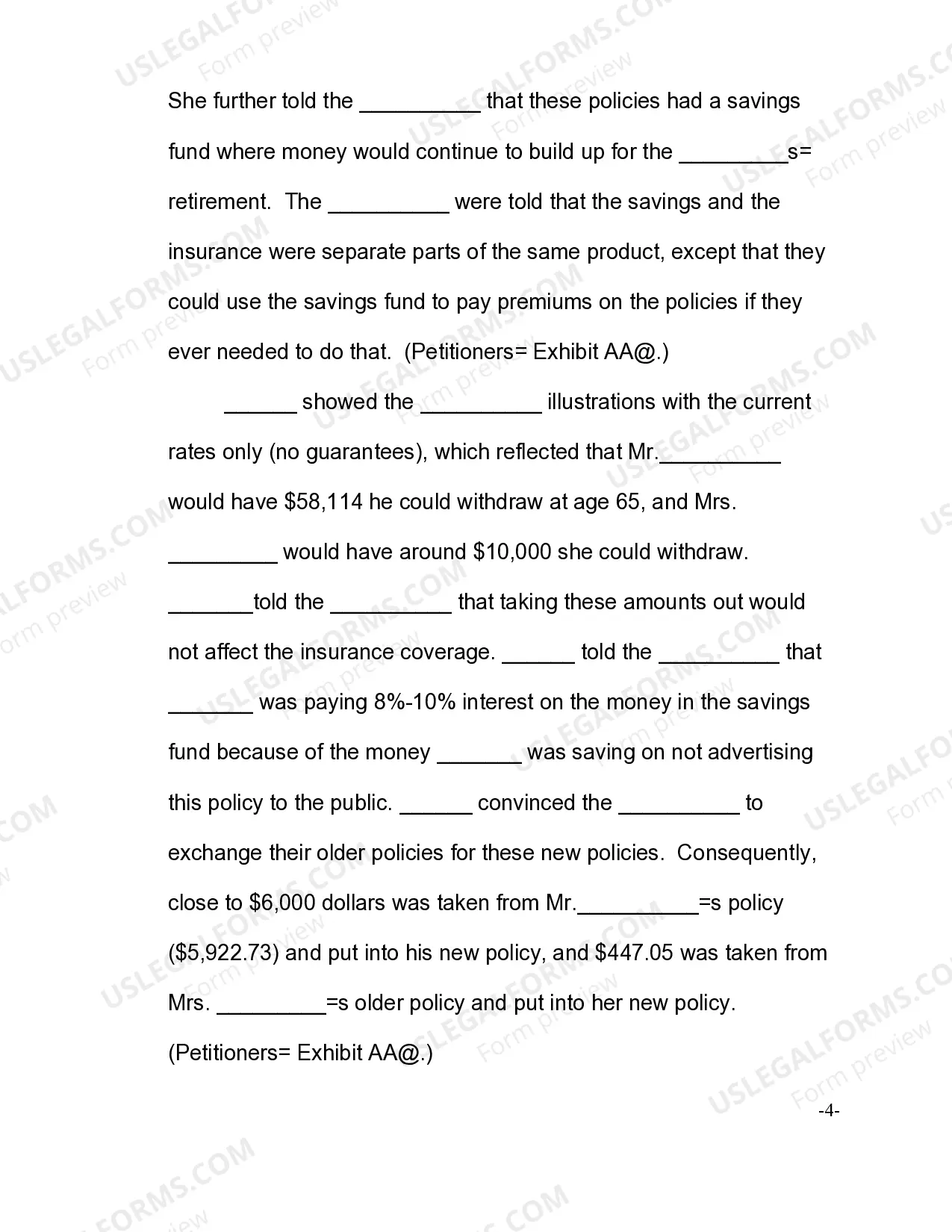 Preview Federal Petition of Writ