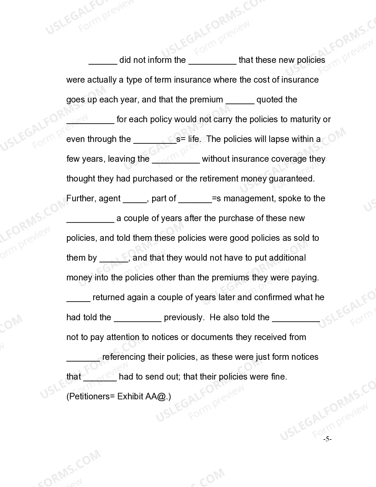 Preview Federal Petition of Writ