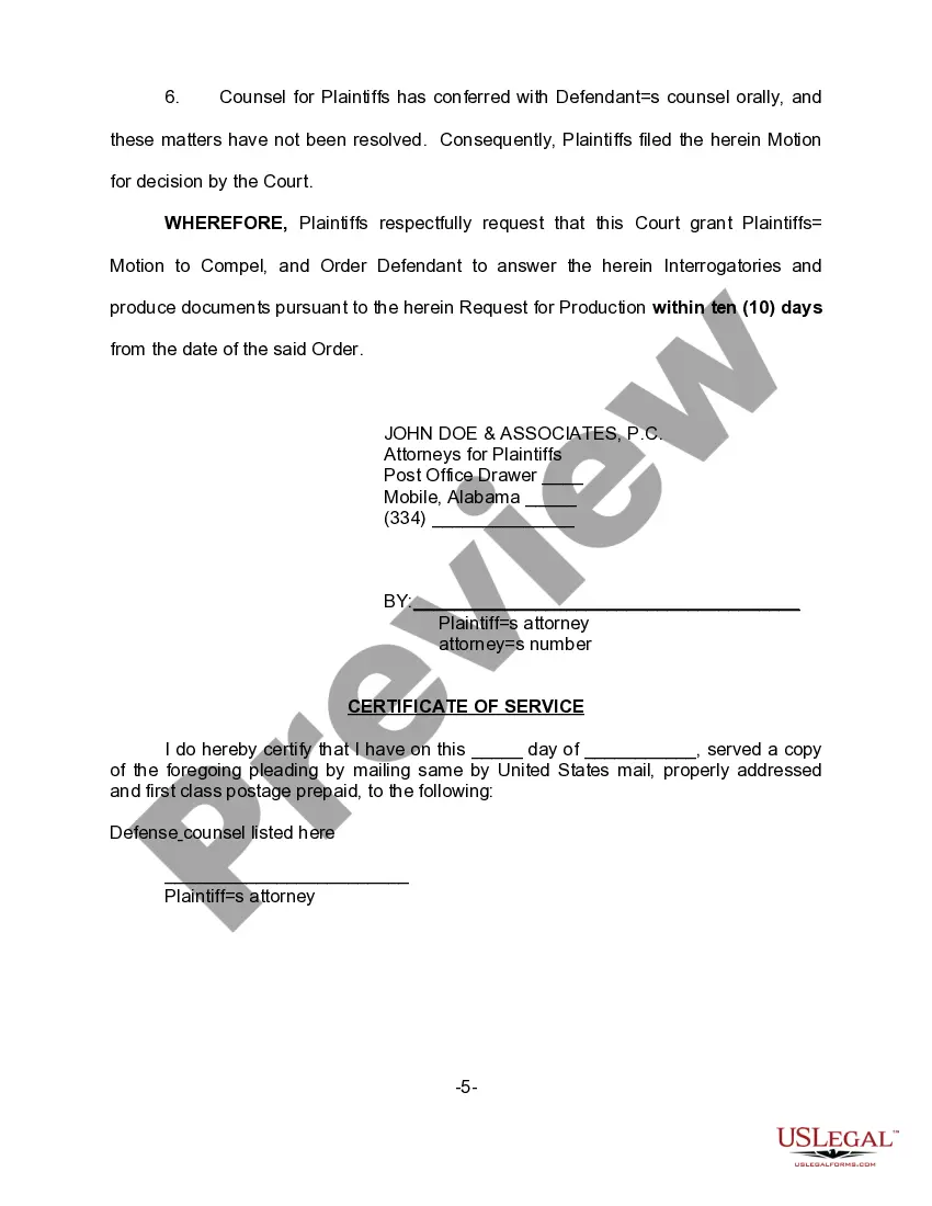 Get Plaintiffs Motion to Compel Defendant Preview Plaintiffs Motion to Compel Defendant