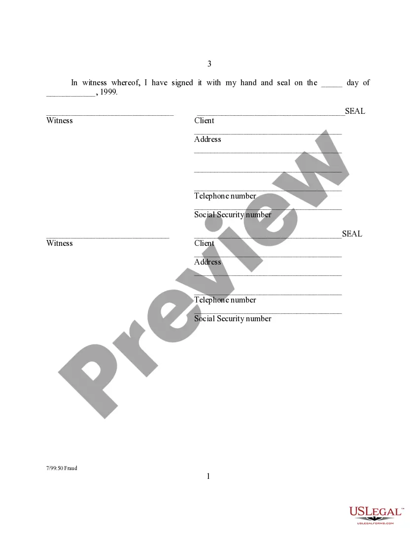 Preview 50% Fraud Contract