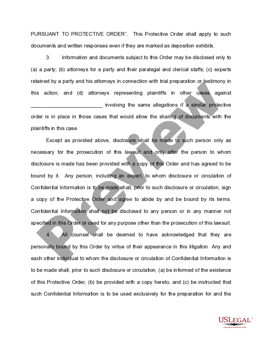 Get Sample Discovery Protective Order Preview Sample Discovery Protective Order