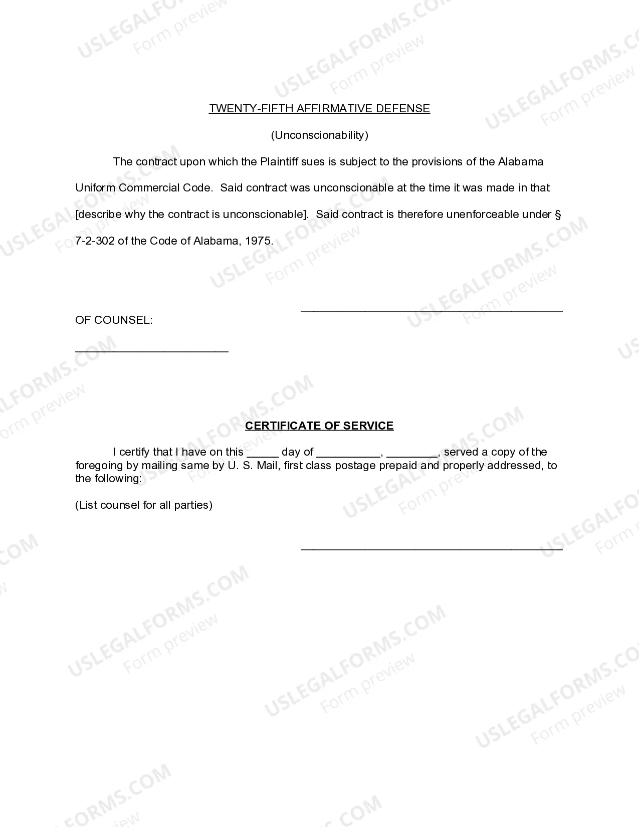 Preview General Answer for Personal Injury