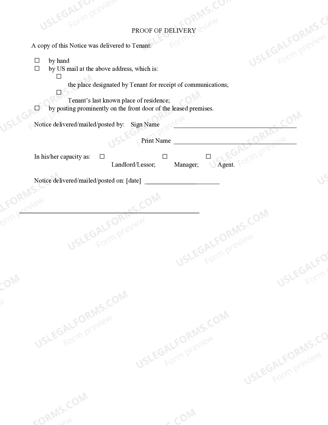 Preview 14 Day Notice to Tenant to Remedy Breach or Lease Terminates