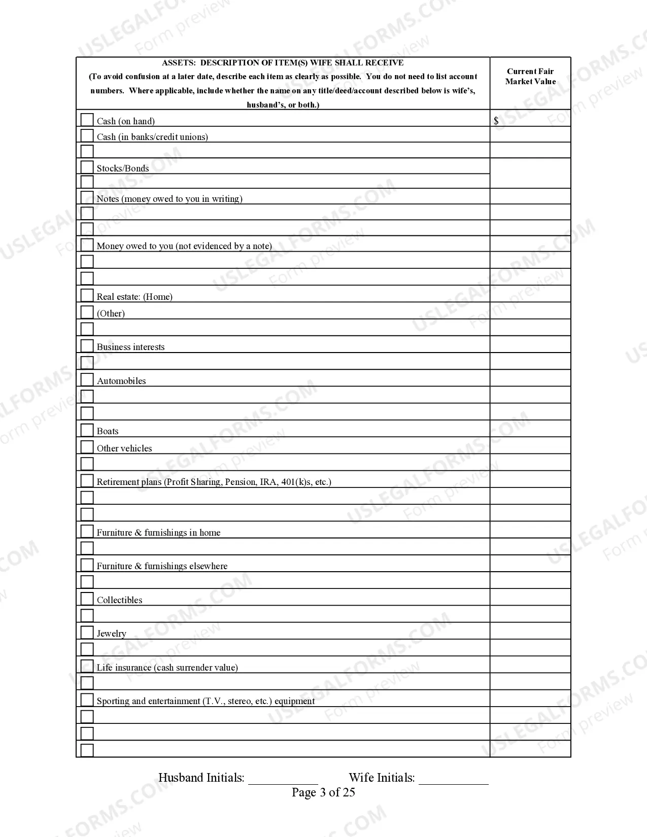 Preview Legal Separation Agreement - Minor Children