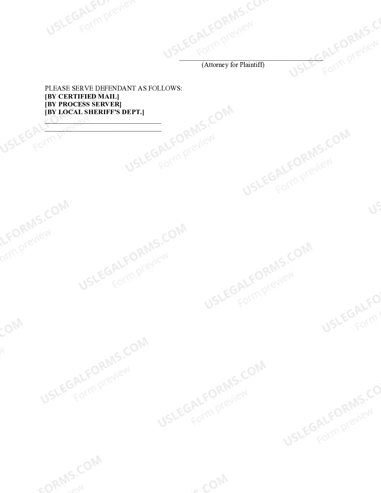 Preview Complaint for Account Stated