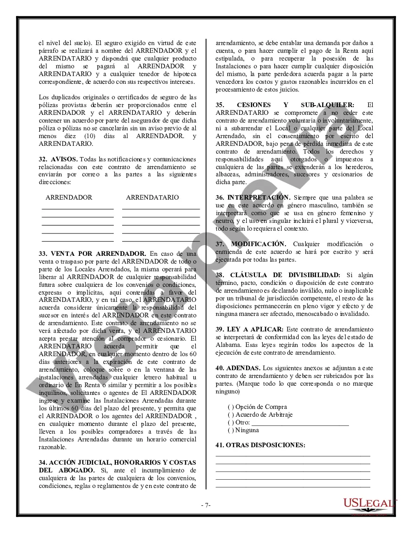 Preview Arrendamiento de edificio o espacio comercial