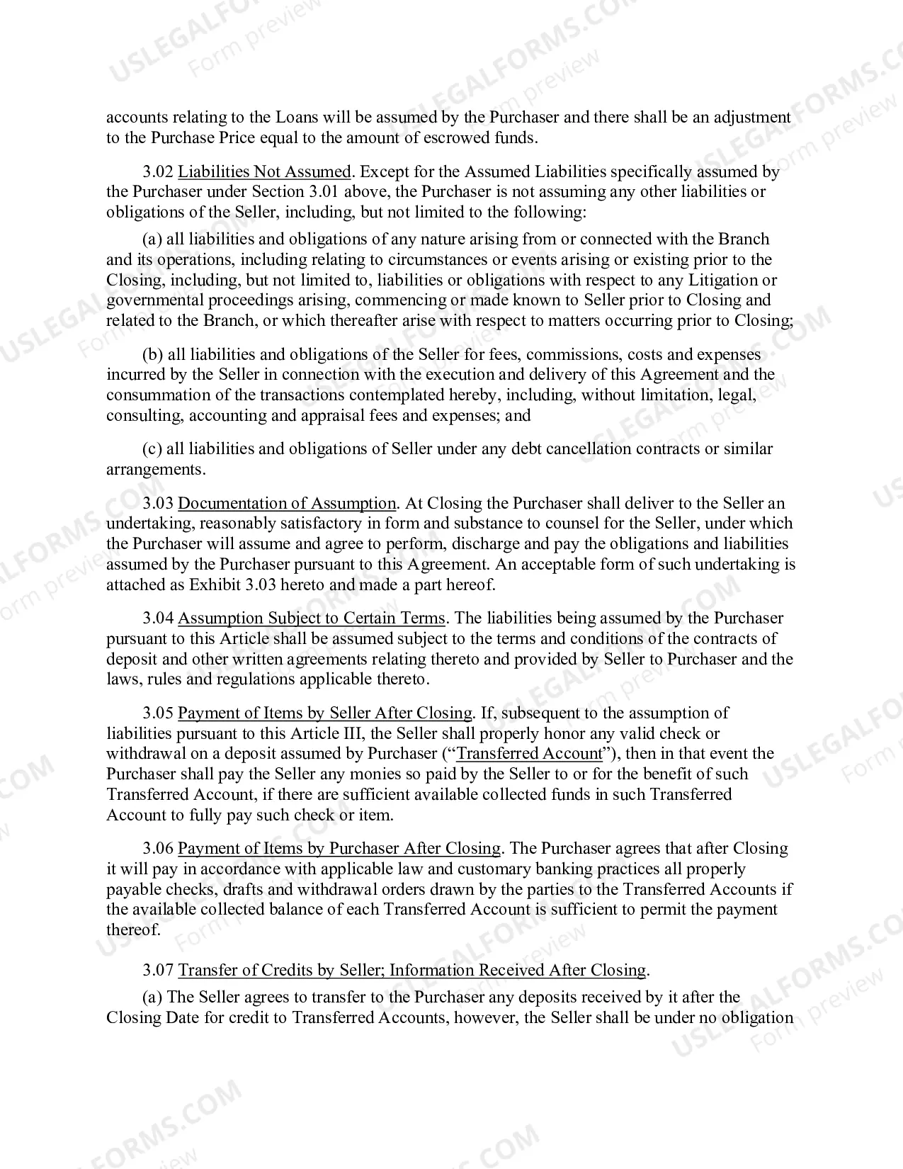 Preview Acquisition Agreement