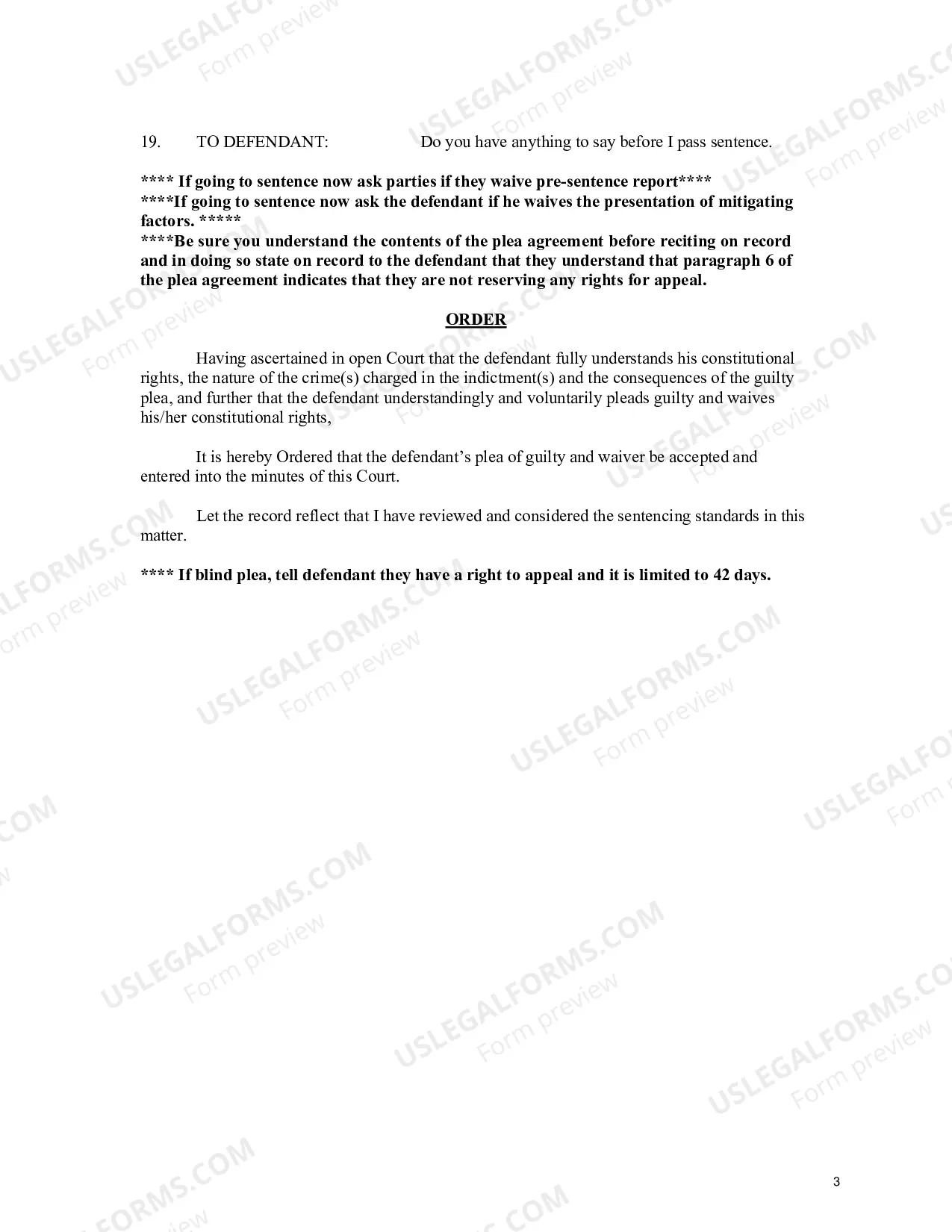 Preview Presumptive Sentencing Guilty Plea Colloquy