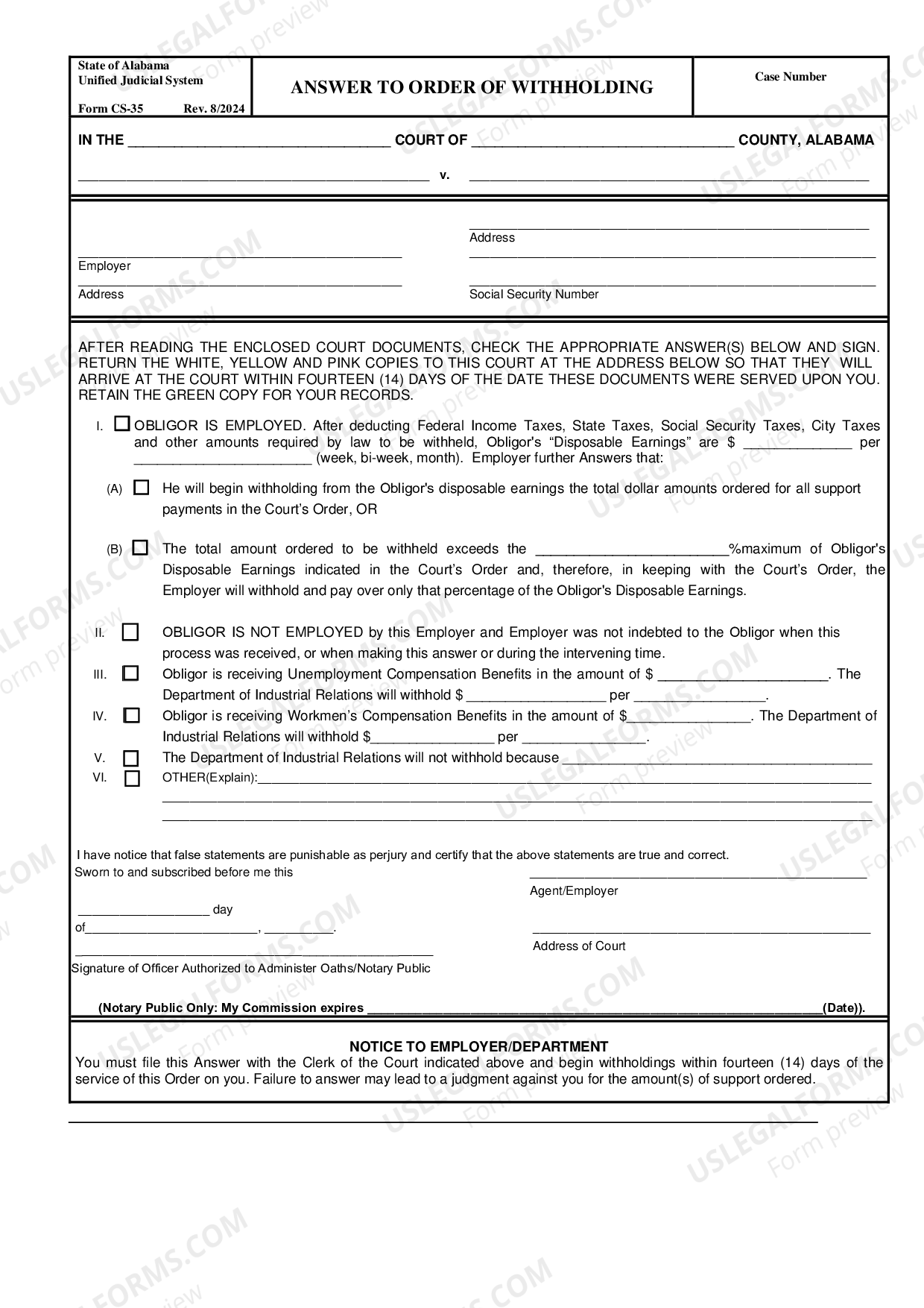 Alabama Family Law Child Support Withholding Withholding Tax