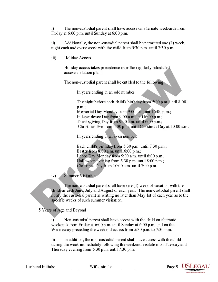 Get Marital Legal Separation and Property Settlement Agreement where Minor Children and No Joint Property or Debts and Divorce Action Filed Preview Marital Legal Separation and Property Settlement Agreement where Minor Children and No Joint Property or Debts and Divorce Action Filed