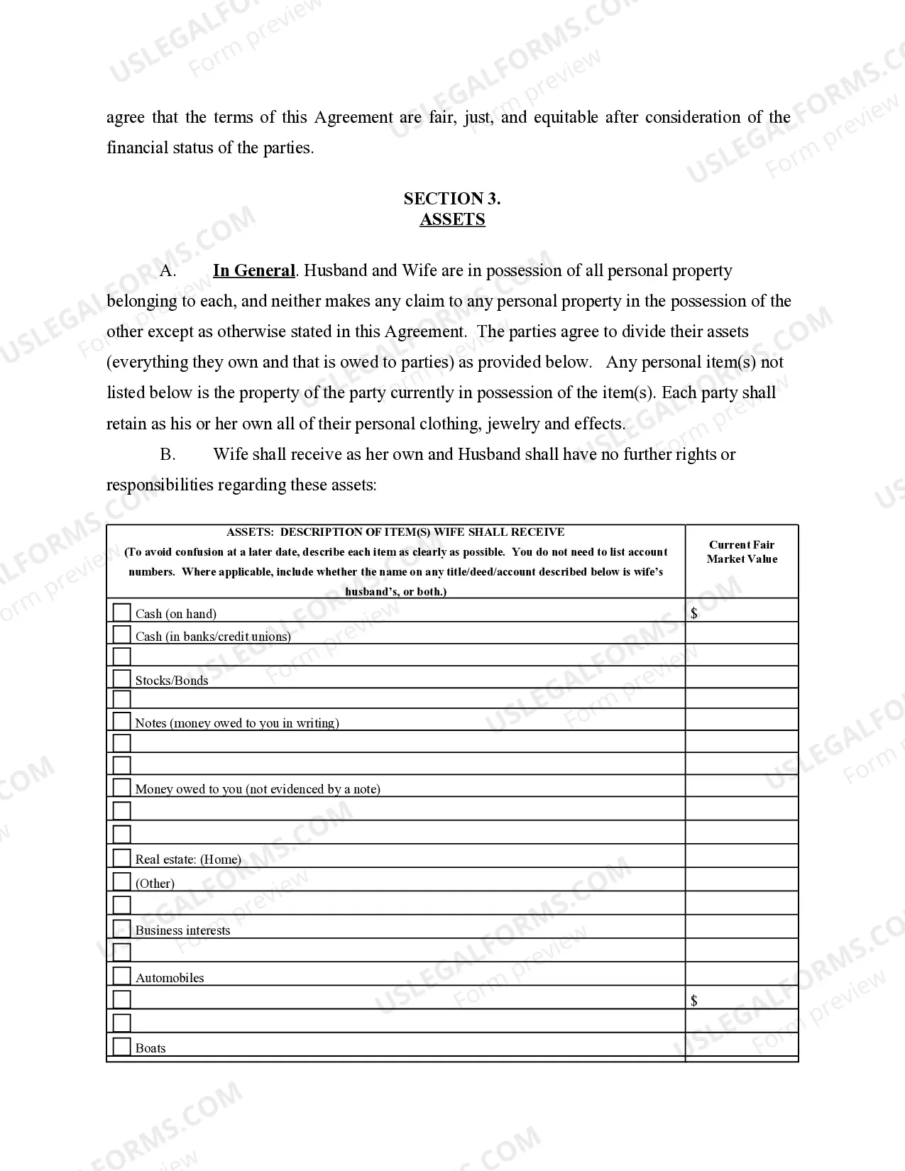 Preview Marital Legal Separation and Property Settlement Agreement where Minor Children and Parties May have Joint Property or Debts and Divorce Action Filed