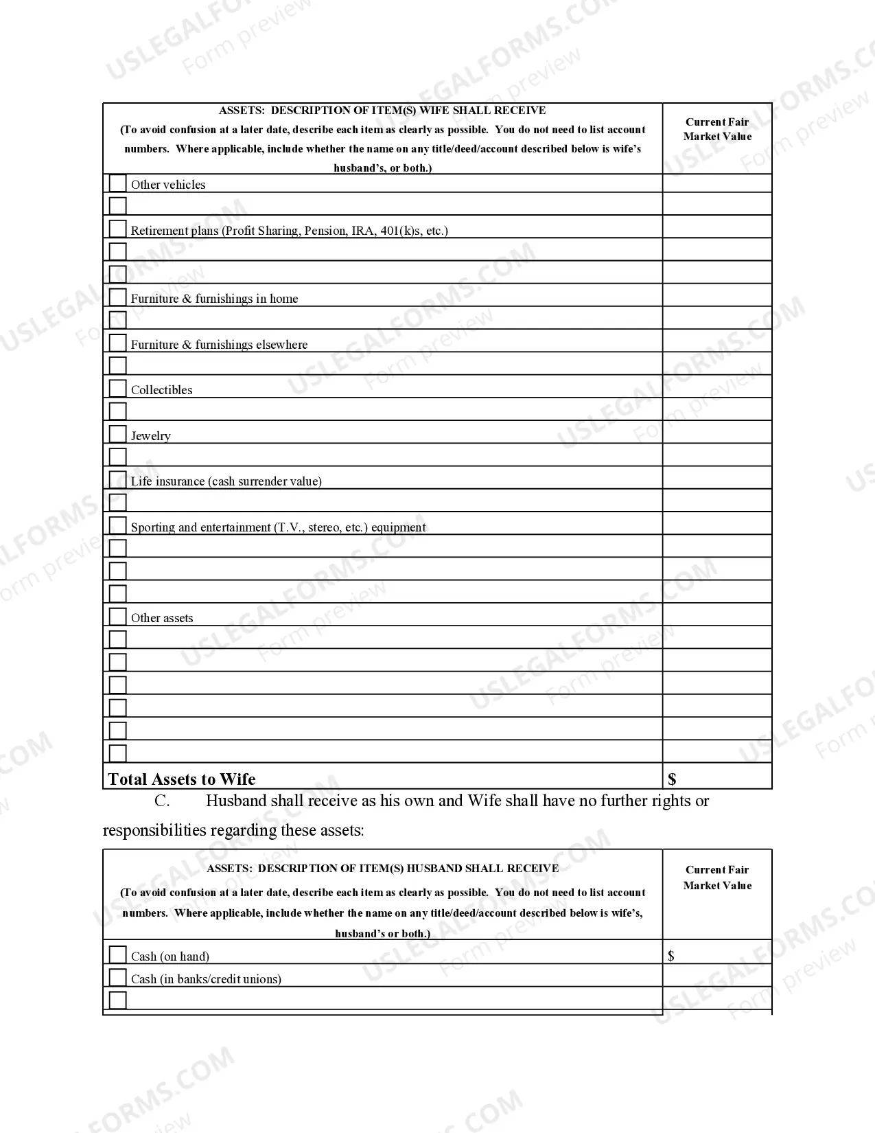 Preview Marital Legal Separation and Property Settlement Agreement where Minor Children and Parties May have Joint Property or Debts and Divorce Action Filed