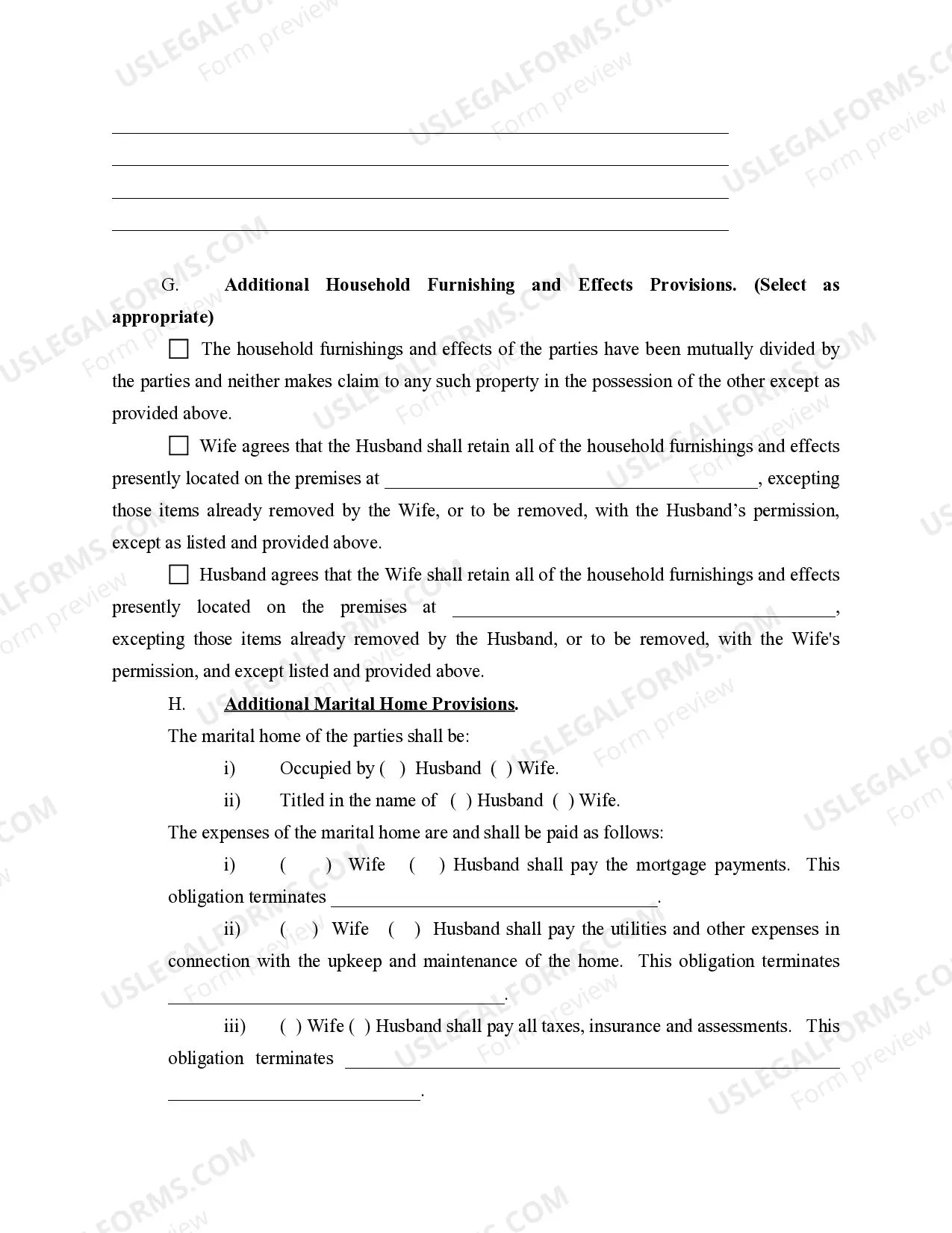 Preview Marital Legal Separation and Property Settlement Agreement where Minor Children and Parties May have Joint Property or Debts and Divorce Action Filed