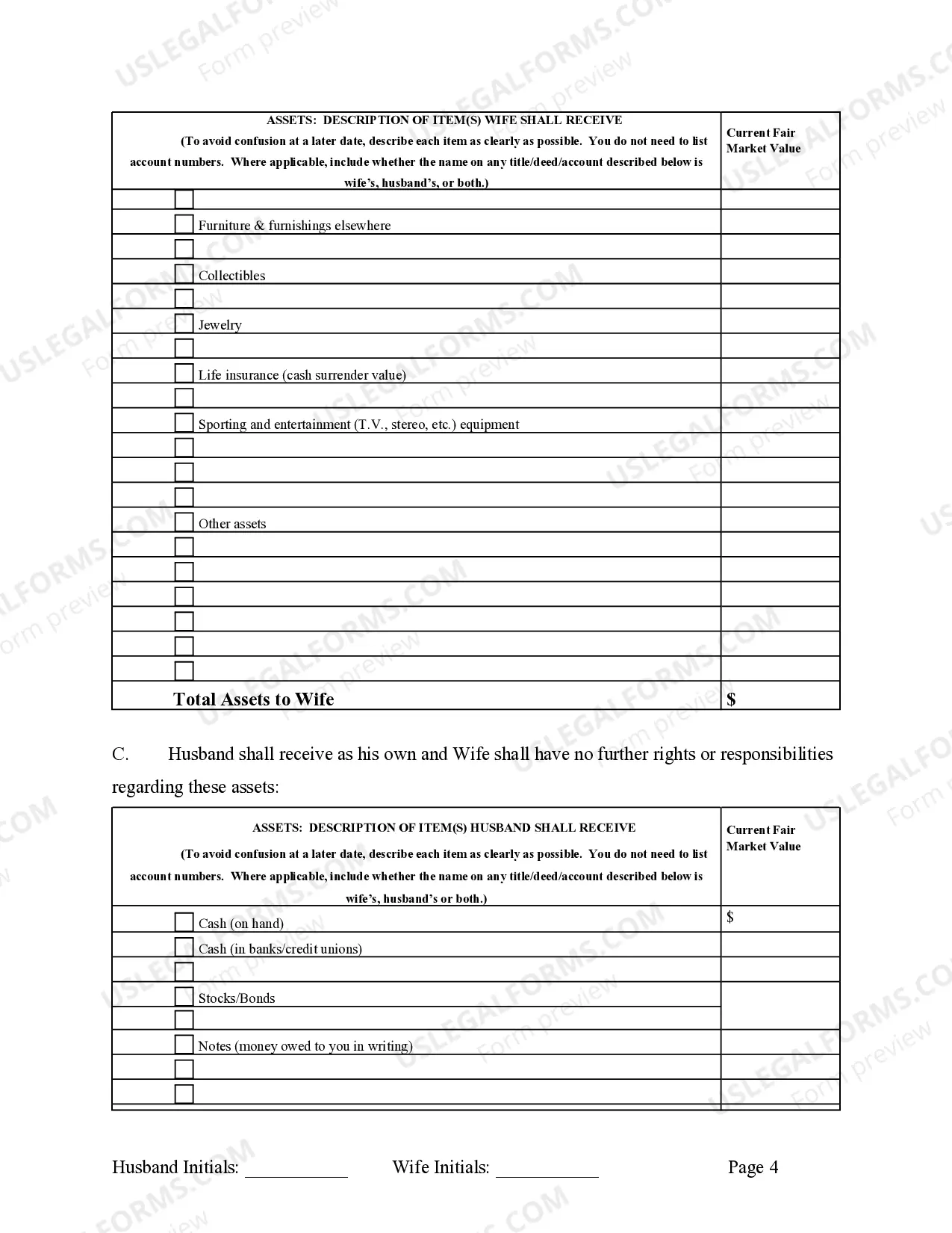 Preview Marital Legal Separation and Property Settlement Agreement Minor Children Parties May have Joint Property or Debts effective Immediately