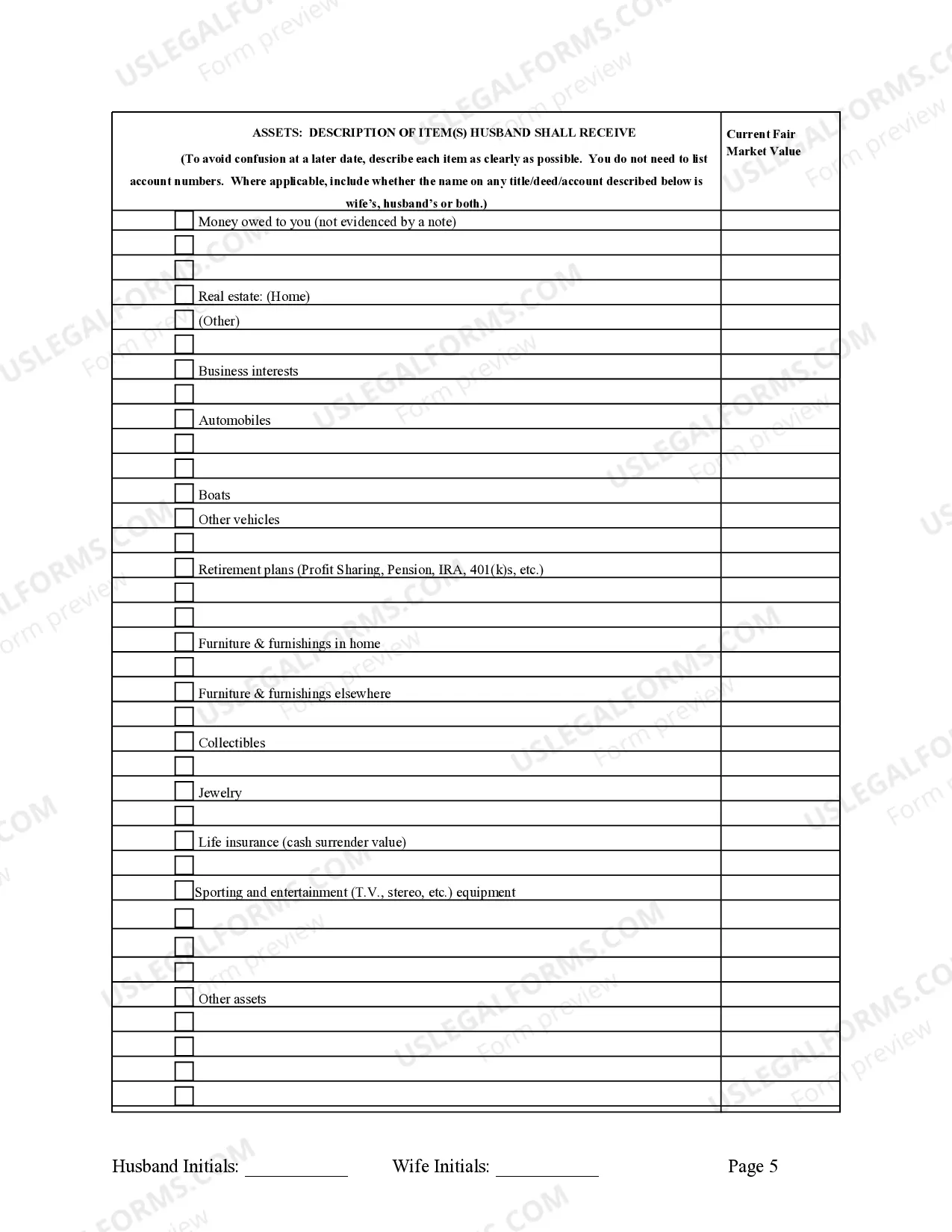 Preview Marital Legal Separation and Property Settlement Agreement Minor Children Parties May have Joint Property or Debts effective Immediately