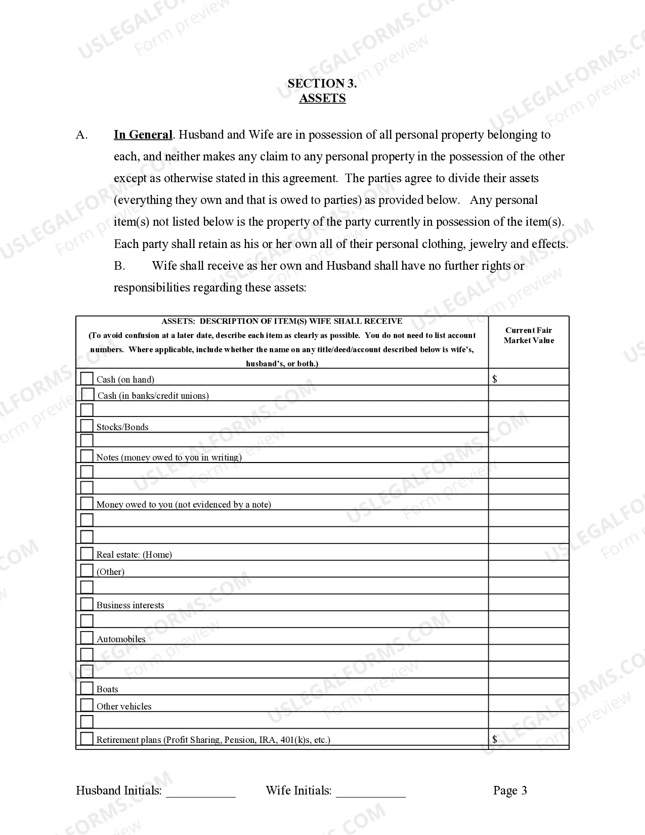 Preview Marital Legal Separation and Property Settlement Agreement Adult Children Parties May have Joint Property or Debts where Divorce Action Filed