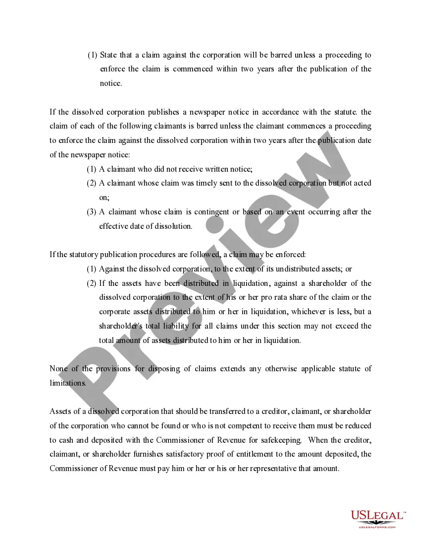 Get Alabama Dissolution Package to Dissolve Corporation Preview Alabama Dissolution Package to Dissolve Corporation
