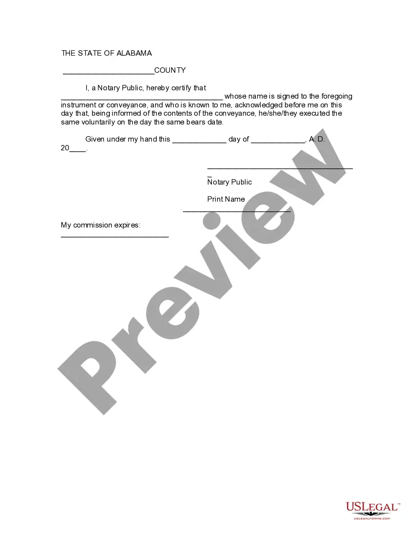 Preview Letter to Lienholder to Notify of Trust