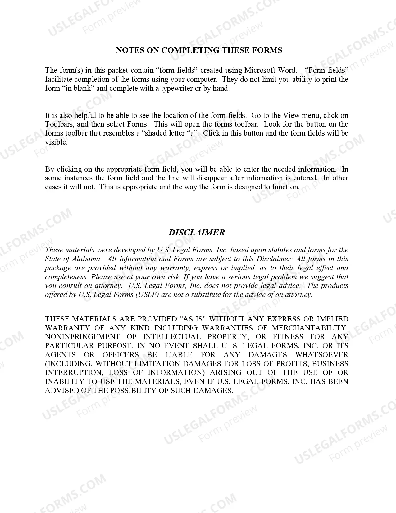 Preview Alabama Foreign Judgment Enrollment