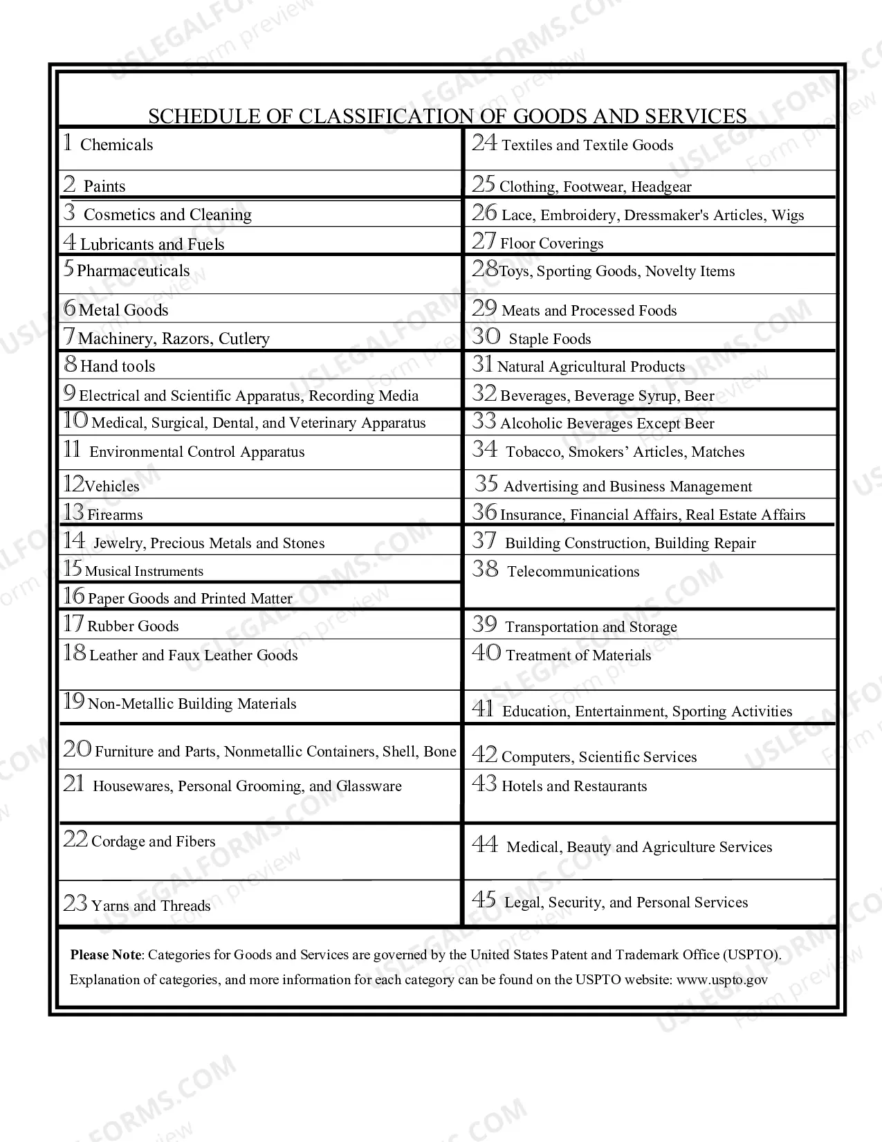 Preview Application to Register or Renew Trademark, Service Mark or Trade Name