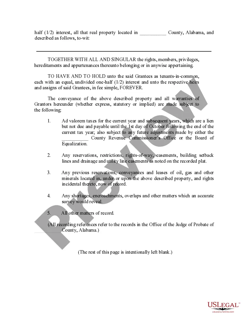 Preview Personal Representative's Deed