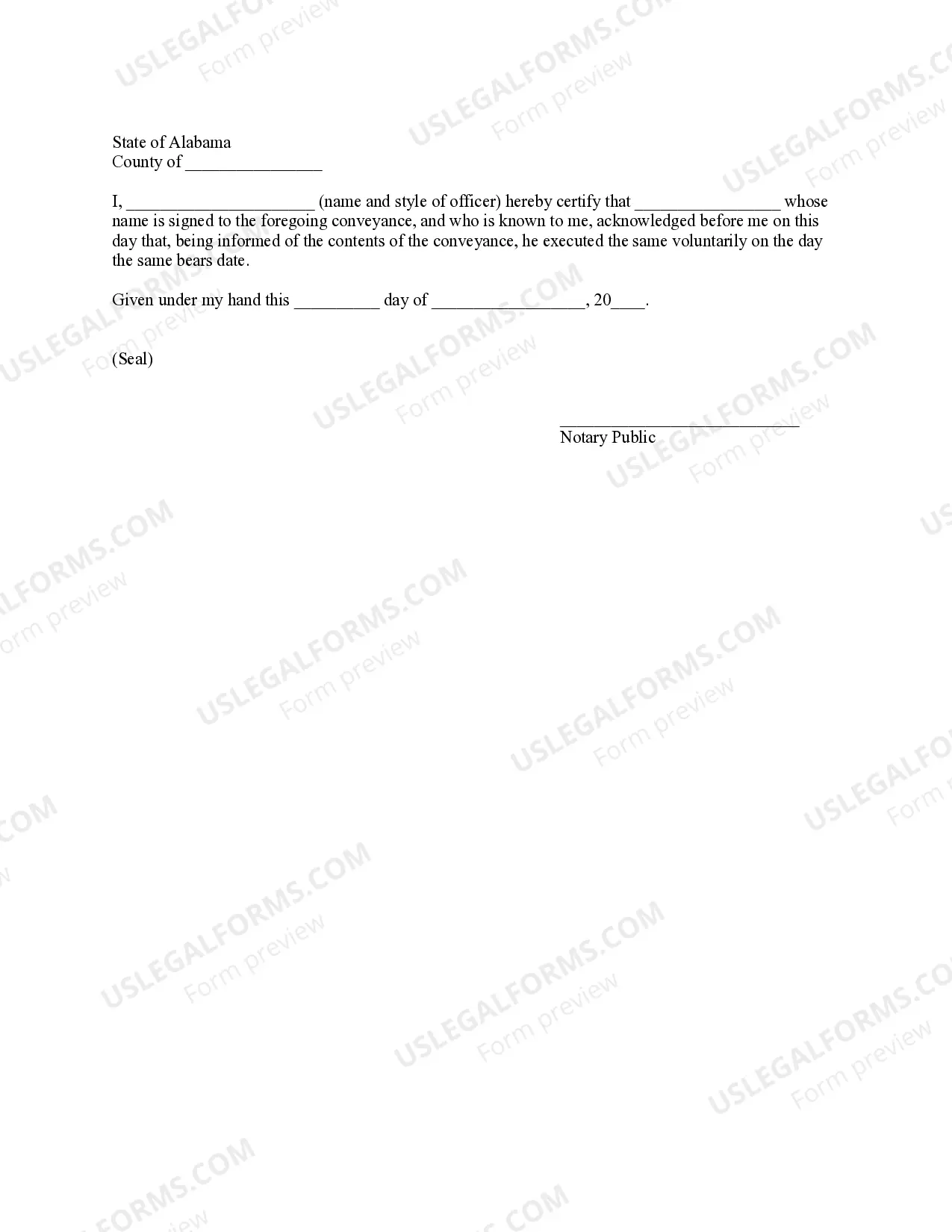 Preview Affidavit - Adult Name Change