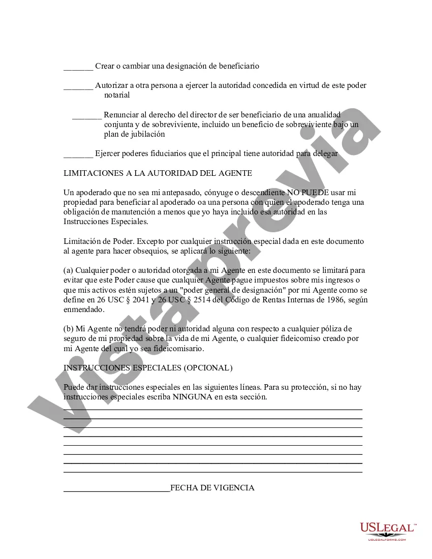 Preview Poder legal general con efecto inmediato