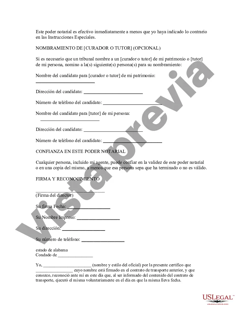 Preview Poder legal general con efecto inmediato