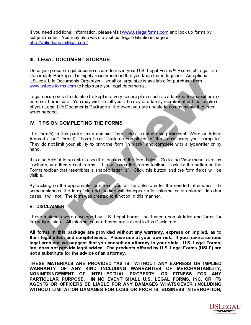 Preview Alabama Essential Legal Documents for Military Personnel