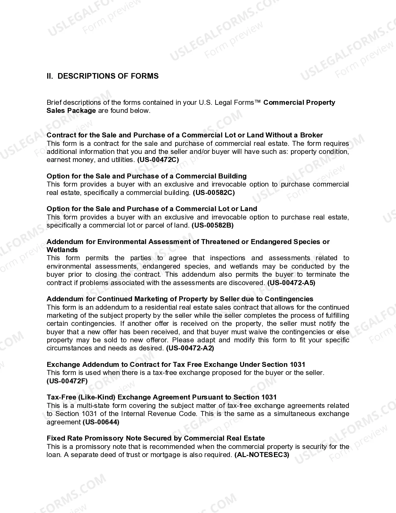 Preview Alabama Commercial Property Sales Package