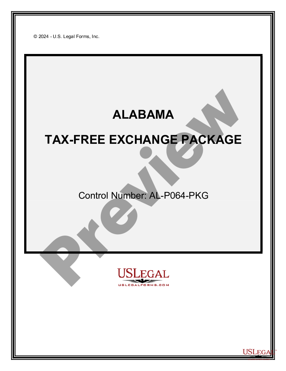 page 0 Tax Free Exchange Package preview
