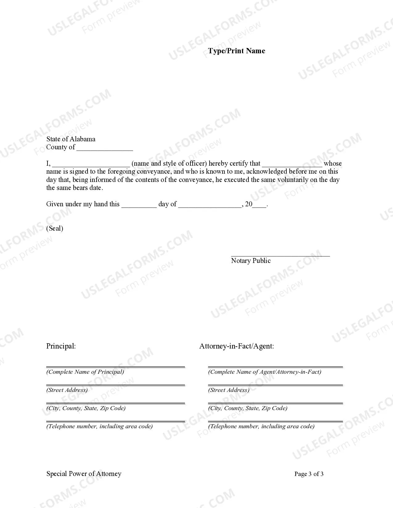 Preview Special or Limited Power of Attorney for Real Estate Sales Transaction By Seller