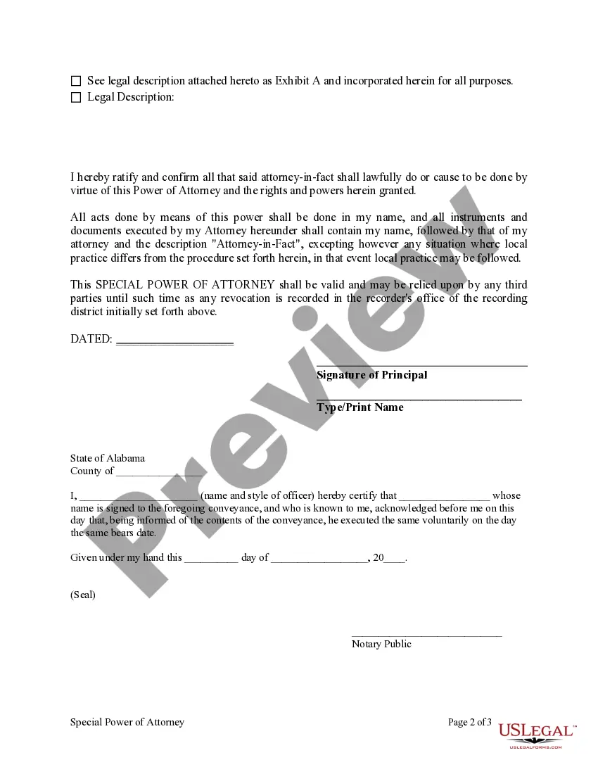 Get Special or Limited Power of Attorney for Real Estate Purchase Transaction by Purchaser Preview Special or Limited Power of Attorney for Real Estate Purchase Transaction by Purchaser
