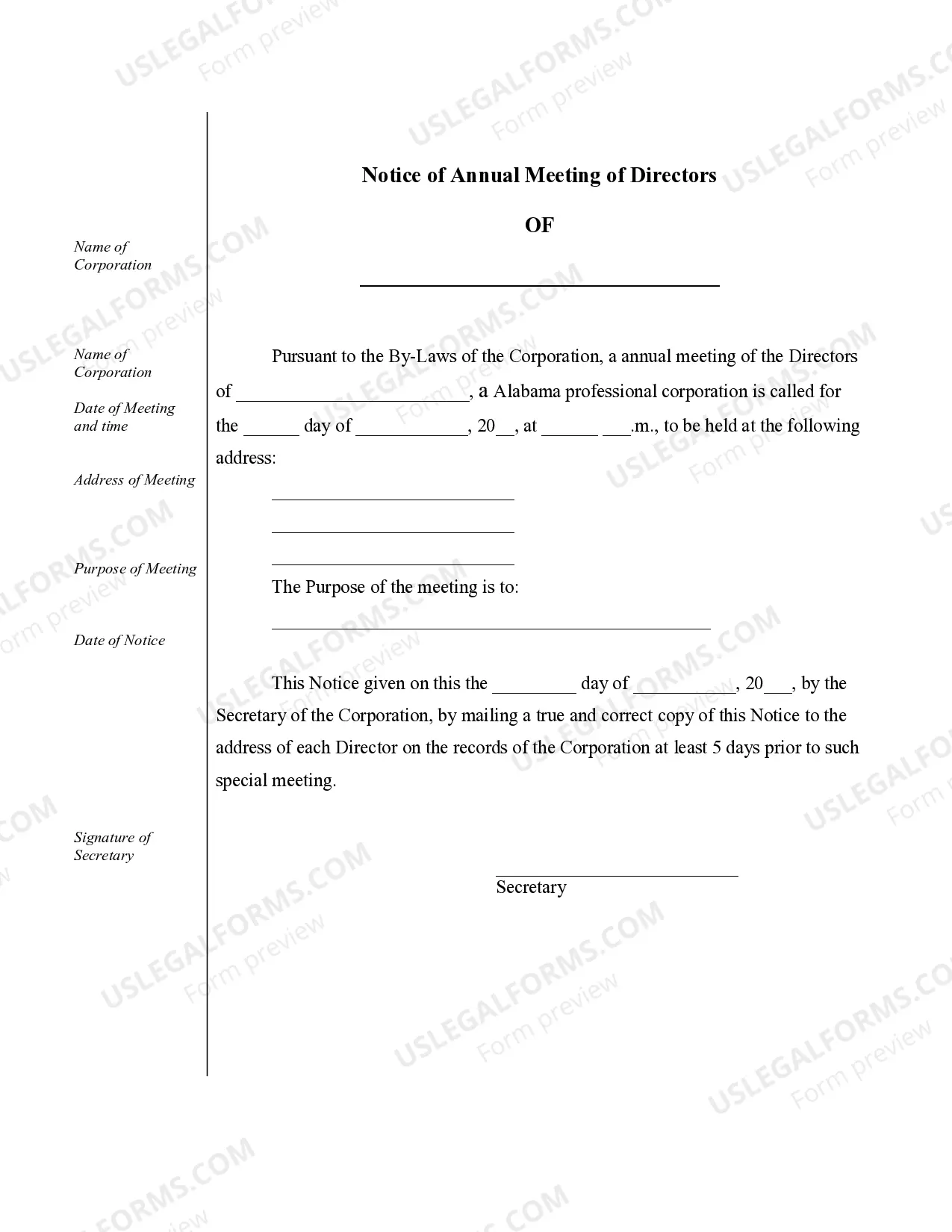 Preview Sample Corporate Records for an Arkansas Professional Corporation