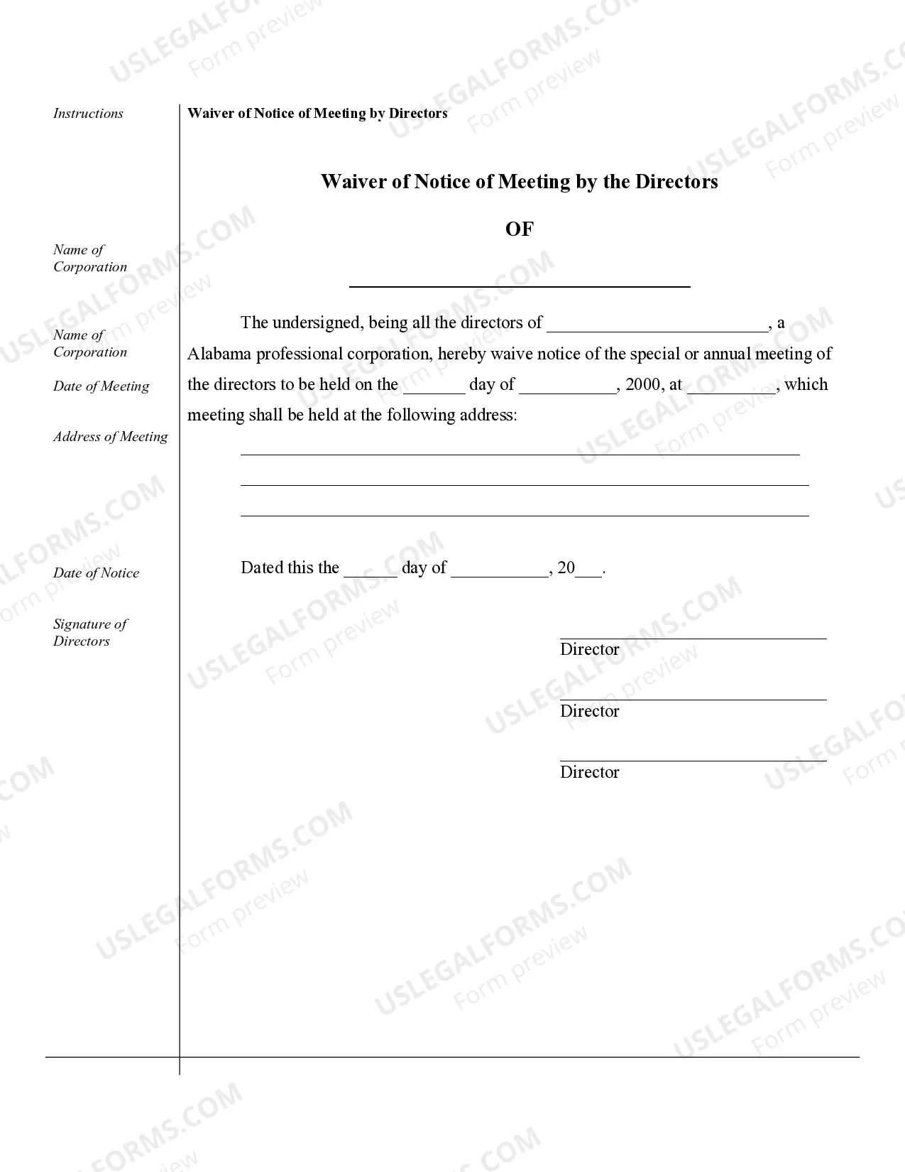 Preview Sample Corporate Records for an Arkansas Professional Corporation