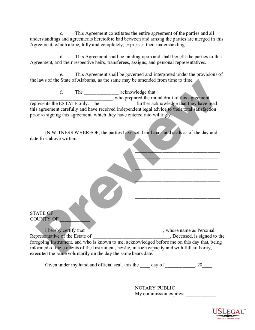 Alabama Boundary Line Agreement - Boundary Line Agreement | US Legal Forms